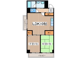 ラバ－ブル昌和の物件間取画像